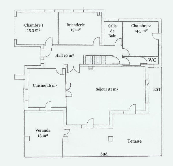 Plan du rez-de-chaussée