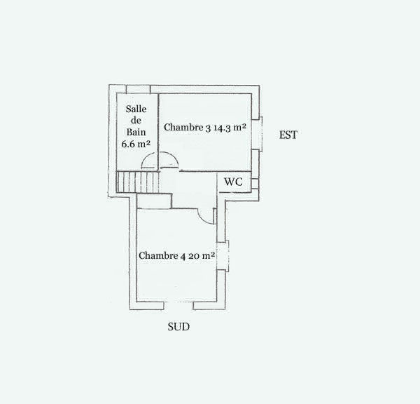 Plan du premier étage